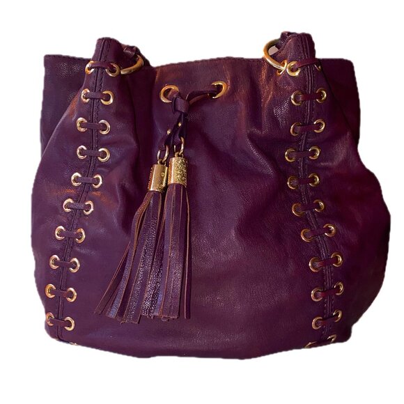 Michael Kors Purple Shoulder Bag - Picture 1 of 14